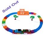 Sold Blue Electronic Locomotive Train Vehicle Run on Track Series & Wash Car Station Toy Gift